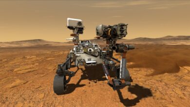 NASA landing on mars